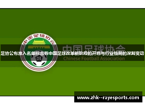 足协公布准入名单标志着中国足球改革新阶段的开启与行业格局的深刻变动